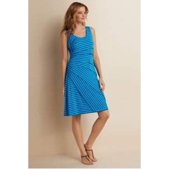 Soft Surroundings Dresses & Skirts - Soft Surroundings Blue Dylan Dress Petite Medium